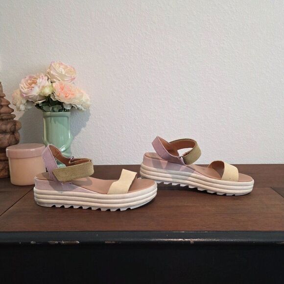 Sorel Women's Cameron Flatform Sandals Sz 9.5 - Picture 4 of 8